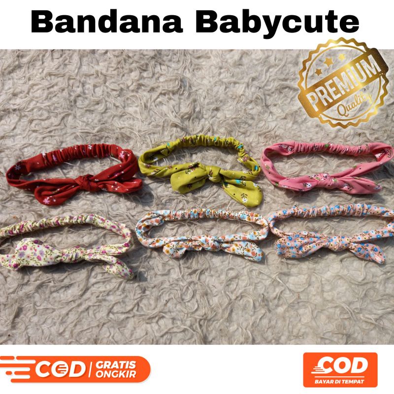 Bandana bayi dan jilbab putih SNI Promo 9.9