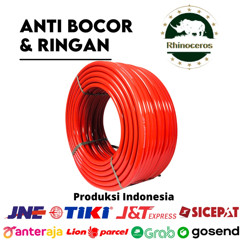 Selang Cuci Motor Selang Air DOP 1/2inch 1MM 100Meter Rhinoceros Selang Air Taman