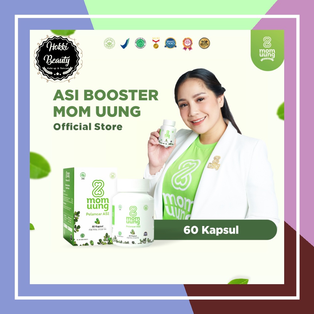 MOM UUNG ASI BOOSTER / PELANCAR ASI 30 - 60 Kapsul NATURAL HALAL BPOM Grosir