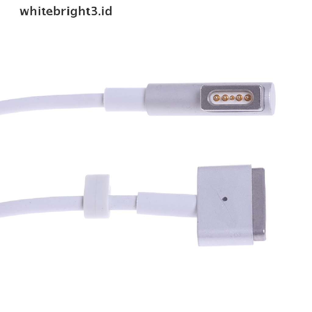 (whitebright3.id) Kabel Adaptor Charger DC Magsafe T-Tip L-Tip Untuk Macbook Air Pro AC