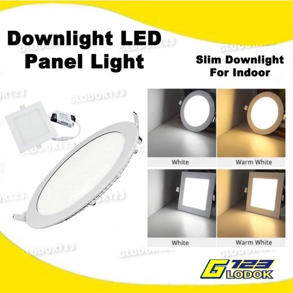 Lampu Downlight 6W 12W 18W Lampu LED Panel Light Indoor