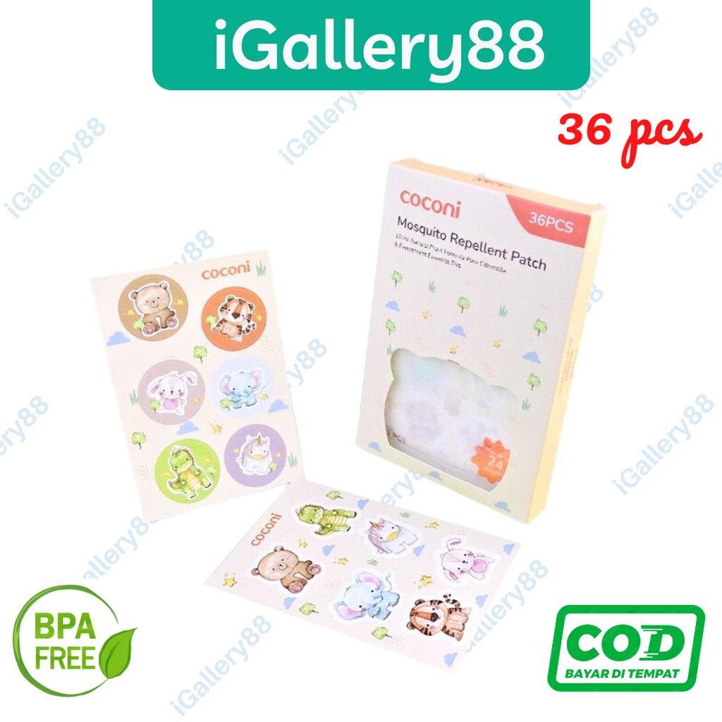 COCONI Mosquito Repellent Patch 36pcs | Sticker Anti Nyamuk Aman untuk Anak Bayi