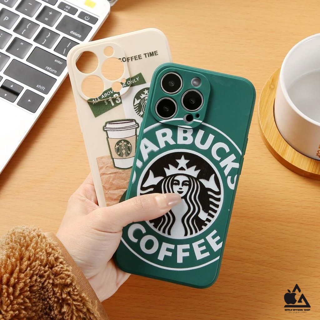 Softcase Motif STARBUCKS Mcd VIVO Y12S Y20i Y15S Camera Kamera Protection Soft Case Mc Donalds