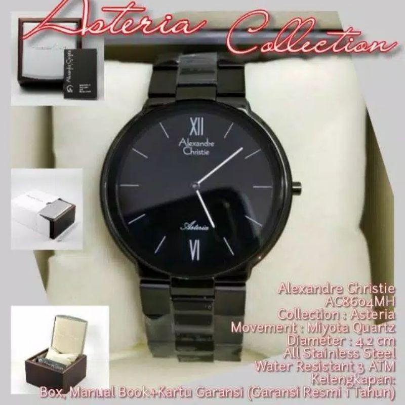 JAM TANGAN ALEXANDRE CHRISTIE PRIA/UNISEX AC.8604MH ALEXANDRE CHRISTIE ORIGINAL PRIA ELEGAN 8604MH