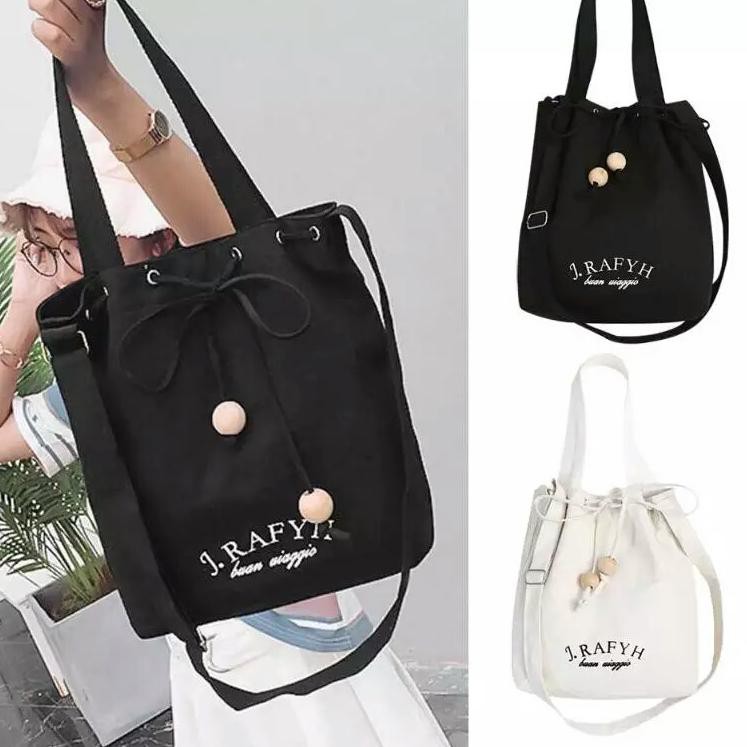 Best Produk JGVEO Twenty Bag - TAS TOTE BAG RESLETING 2020 KARAKTER J.RAFHY TOTEBAG WANITA SERUT BAN