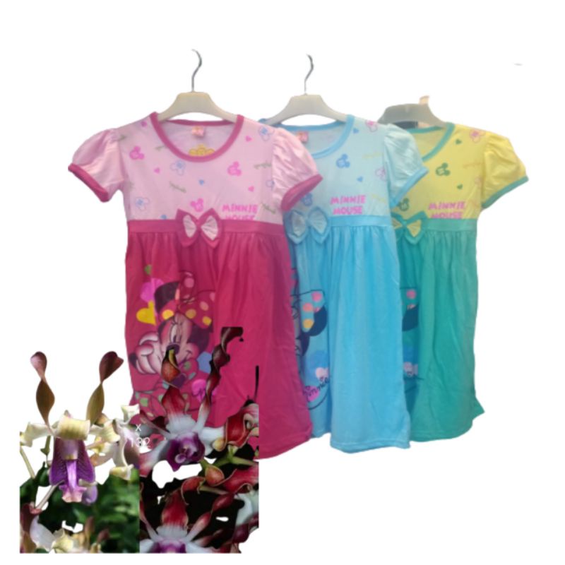 DASTER ANAK BAJU TIDUR TERUSAN DRES BABYDOLL  MERK KI-BI DAN GOLDEN