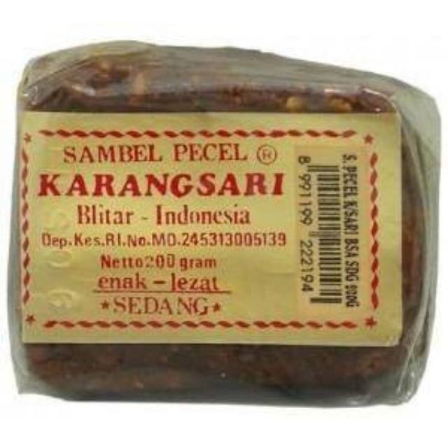 

SAMBAL BUMBU PECEL KARANGSARI 250 GR