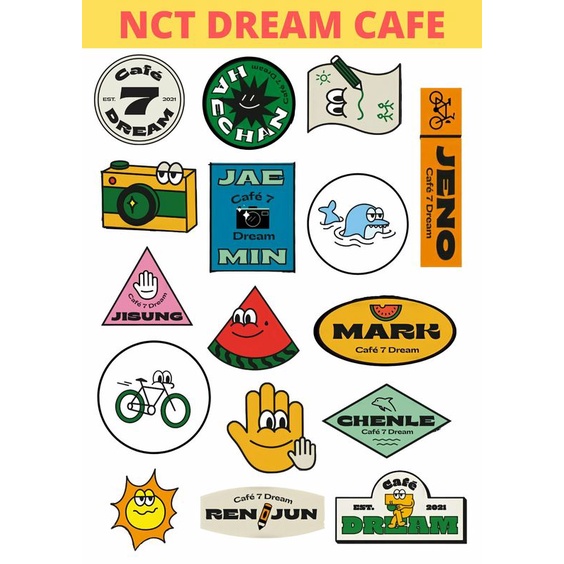 

(COD) Sticker NCT DREAM CAFE aesthetic sticker pack