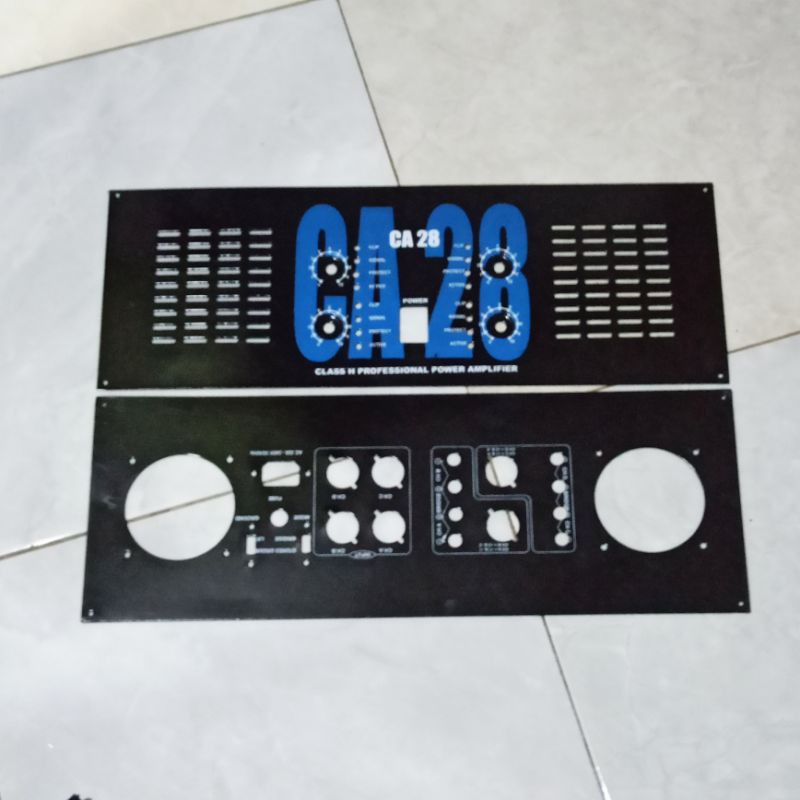 Plat Panel Depan Belakang CA28 Power Amplifier Stereo