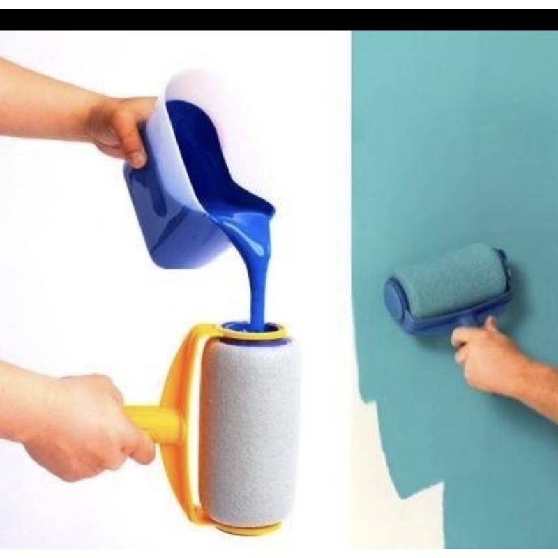 AS SEEN ON TV Pintar Facil Kuas Cat Tembok Rumah Smart Paint Roller