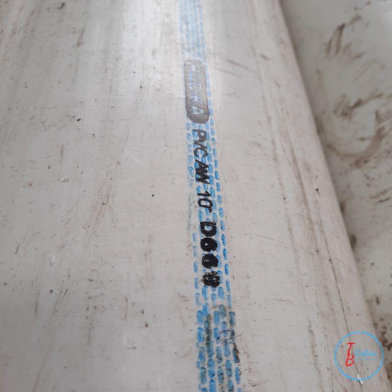 Pipa 10 inch RUCIKA WAVIN (AW) per Batang / PIPA PVC 10 inch (AW) Rucika Wavin