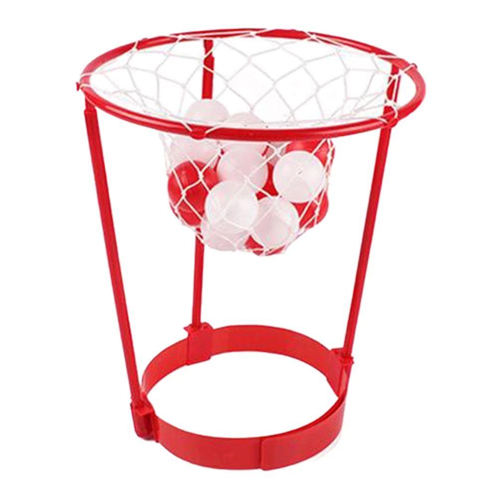 Nickolas1 Bando Hoop Basket Lucu Dengan 20bola Mainan Luar Ruangan Head Ball Game Catching Basket