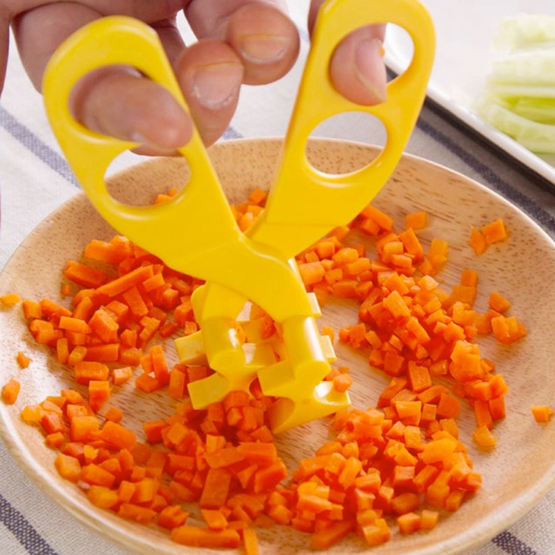 Gunting Penghancur Pemotong Penghalus Makanan Mpasi Sayur Buah Anak Bayi | Baby Food Cutter