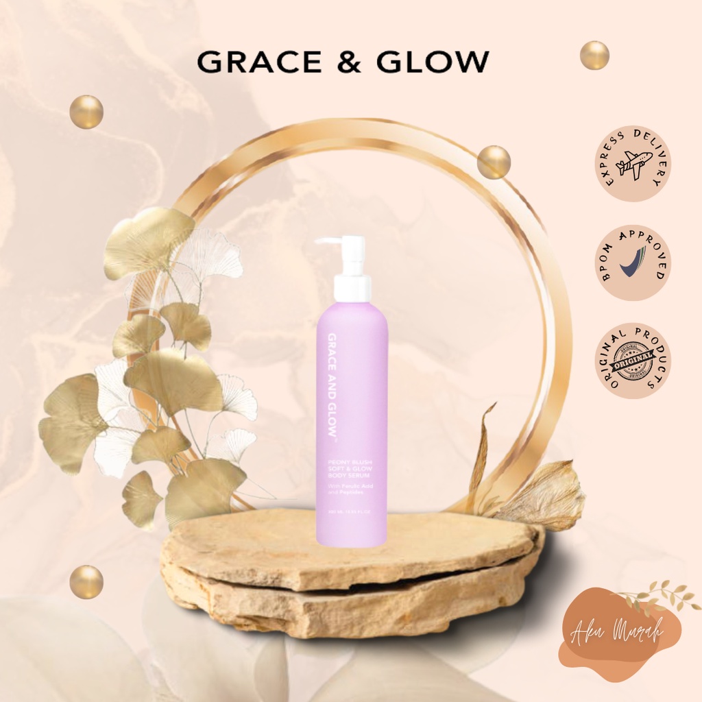 ✨ AKU MURAH ✨ Grace and Glow Peony Blush Anti Blemish Hand and Body Lotion 300 ml