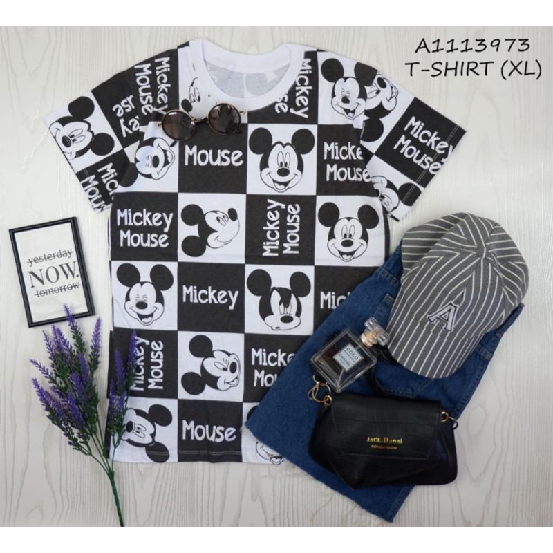 KAOS DEWASA MICKEY MOUSE KOTAK