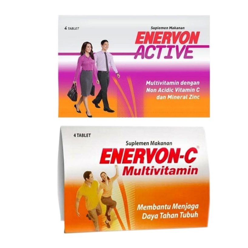 Enervon-c Multivitamin 1 Strip 4 Tablet