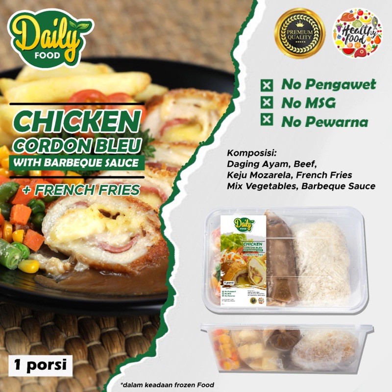 

CHICKEN CORDON BLEU (frozen food)