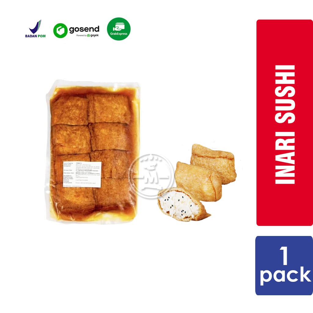 

AJITSUKE INARI Kulit Tahu Sushi Jepang 40 pcs Halal [1 pack] KHUSUS INSTANT