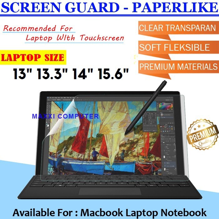 Jual Paperlike Screen Guard Protector Anti Gores Glare Layar Laptop