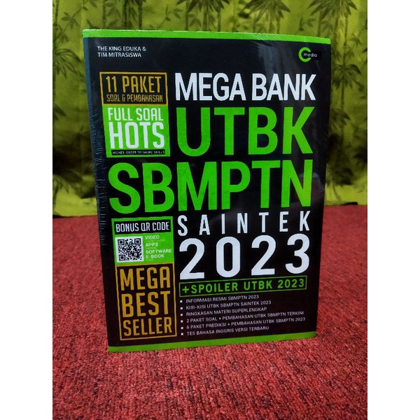 Buku Mega Bank UTBK SBMPTN Saintek 2023