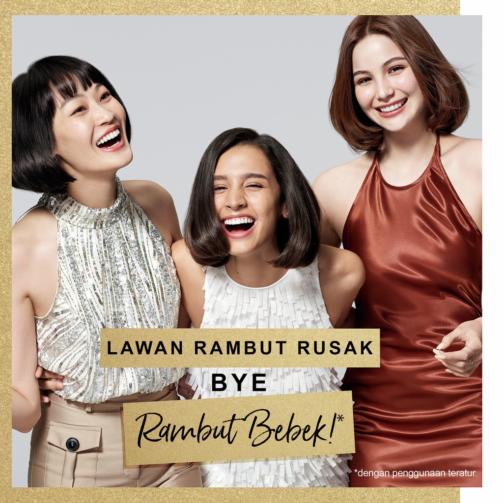 Pantene Sampo dan Kondisioner Anti Kusut Lembut dan Mudah Diatur Gold Series Pro-V Perawatan Rambut 450ml + 320ml / Pantene Shampoo Conditioner