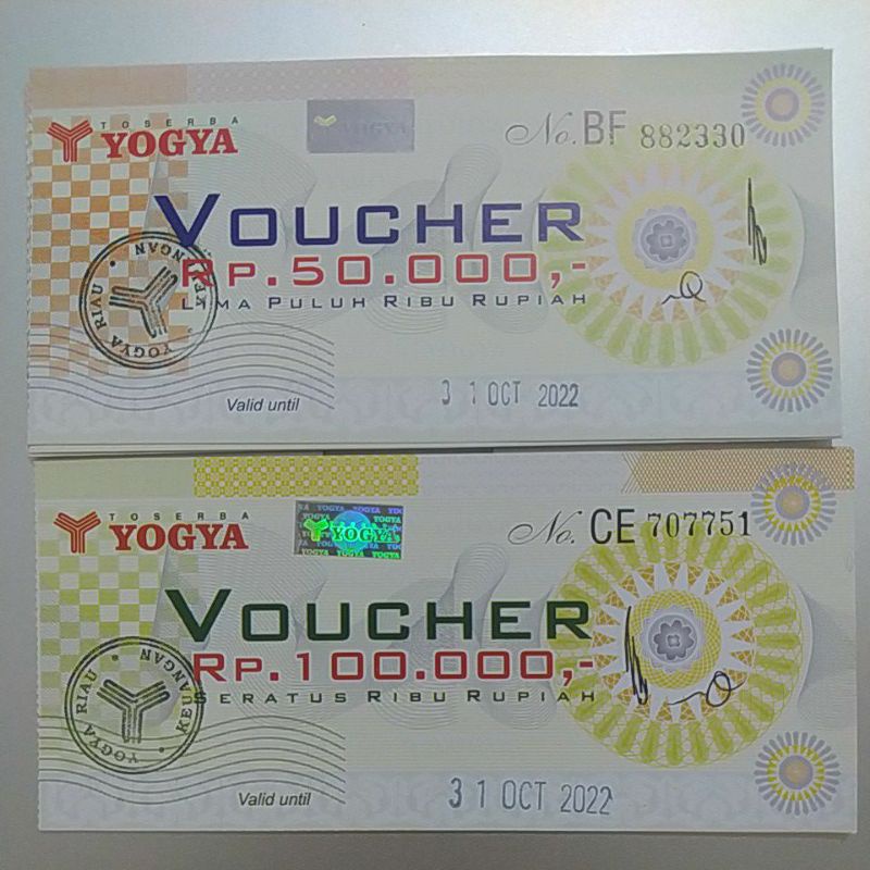 Voucher Toserba Yogya 50.000 & 100.000