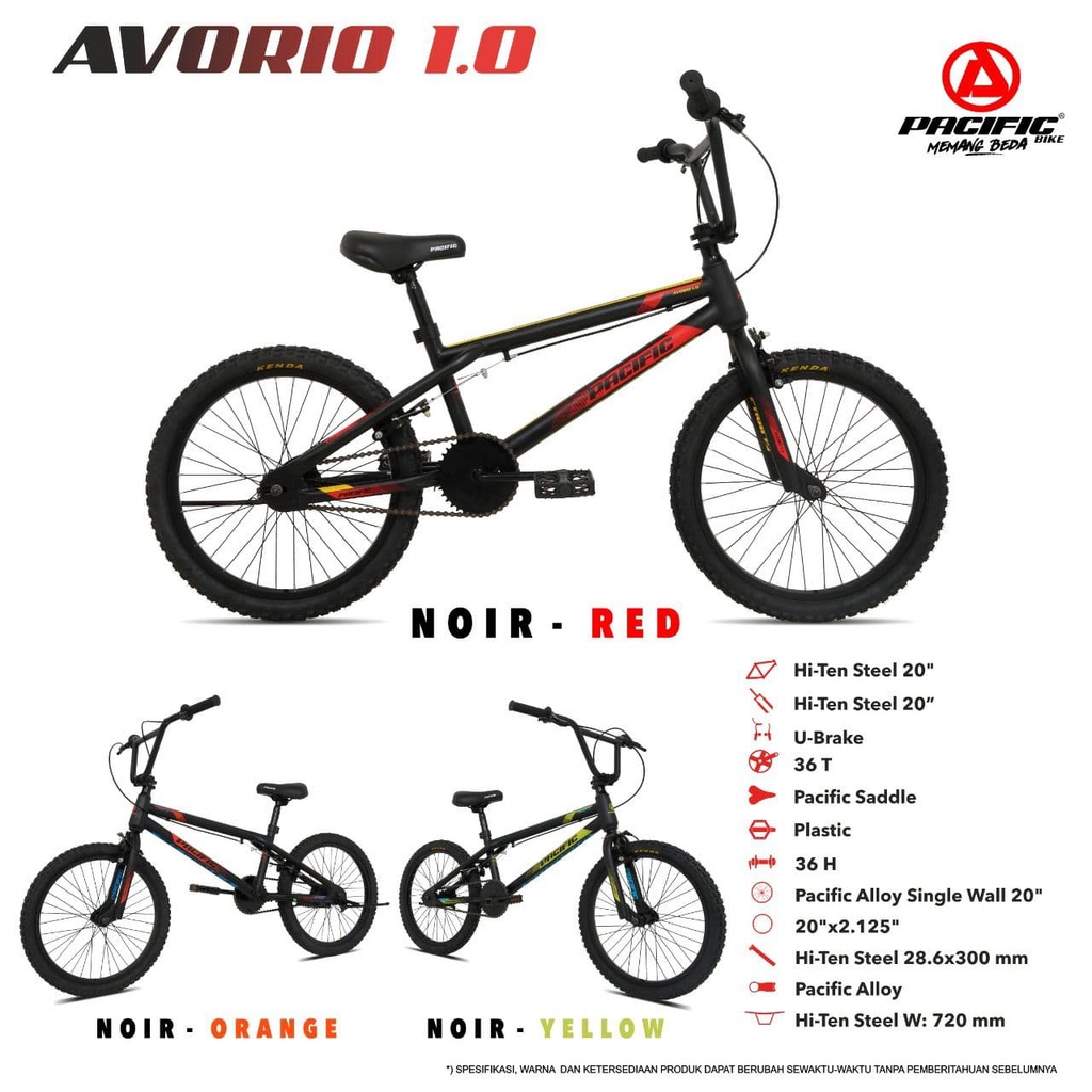 SEPEDA BMX 20 PACIFIC AVORIO 1.0