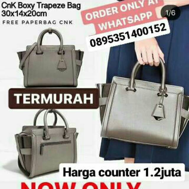Charles & Keith Original Tas Branded / Branded Bag / Tas Murah / Zara Bag / Mango / Stradivarious