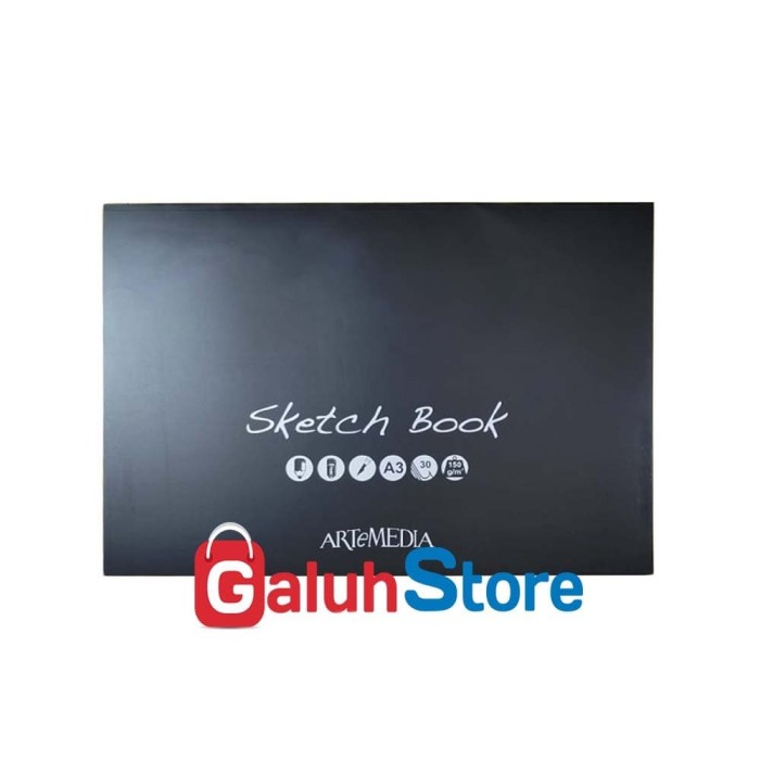 

(DISKON TERMURAH) Artemedia Sketch Book A3 150gsm 30 sheets