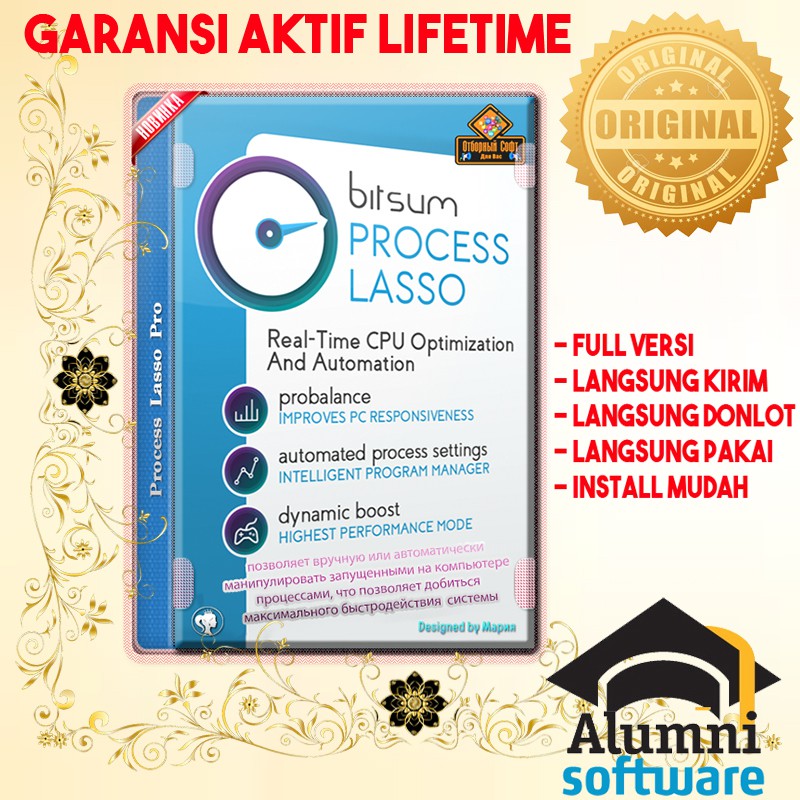 [FULL VERSION] Bitsum Process Lasso 9 Software - GARANSI AKTIVASI