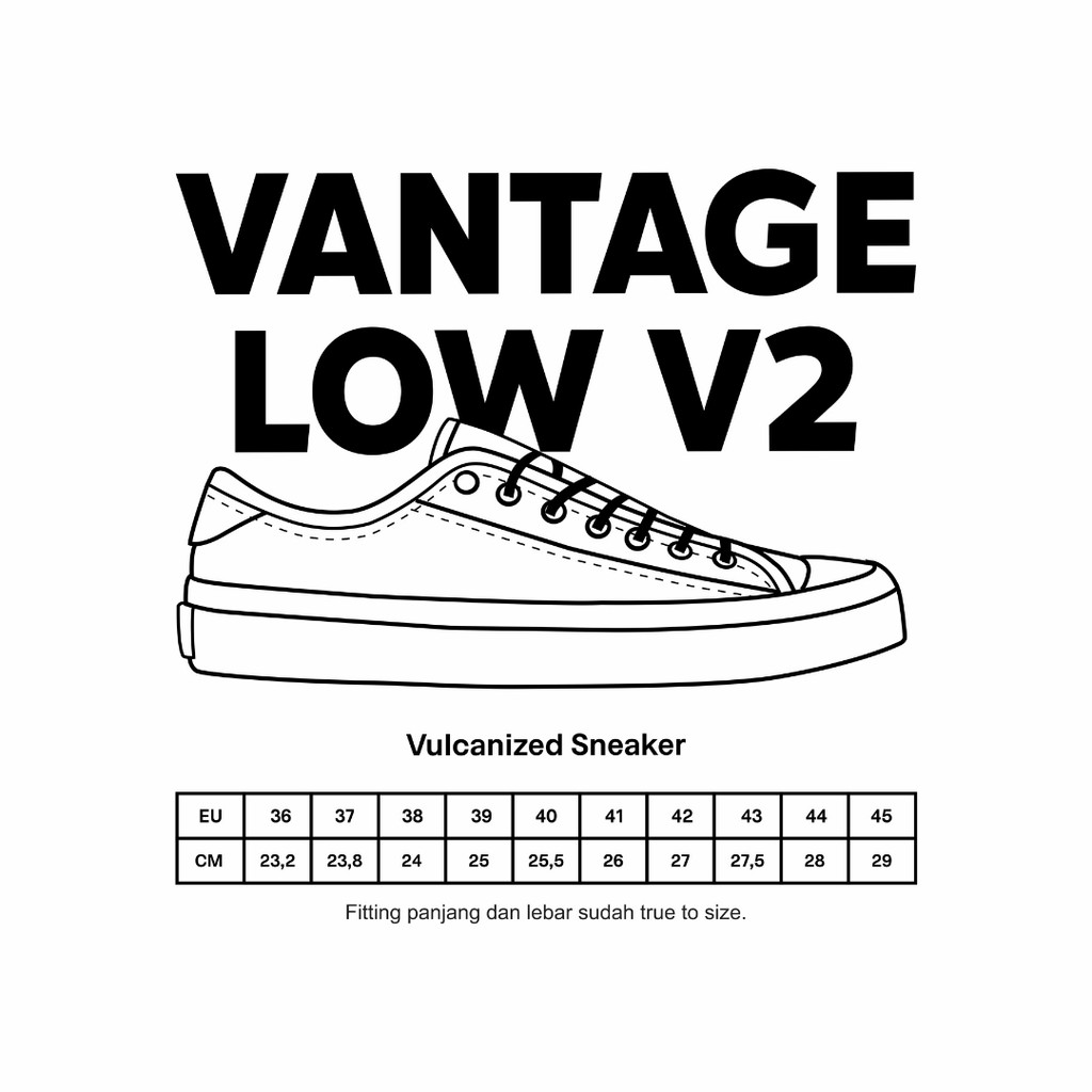 Sepatu Brodo Vintage V2 Low (Mocha/Navy/Fullblack/Teracota/Natural White/Black White/Camel/Olive)-7