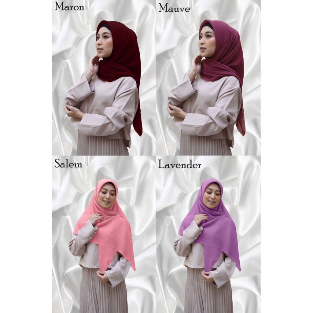 JILBAB LASERCUT bella square kerudung Segi empat Lasercut Hijab lasercut polycotton