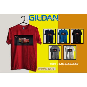 kaos film car mcquee-tshirt original gildan softstyle