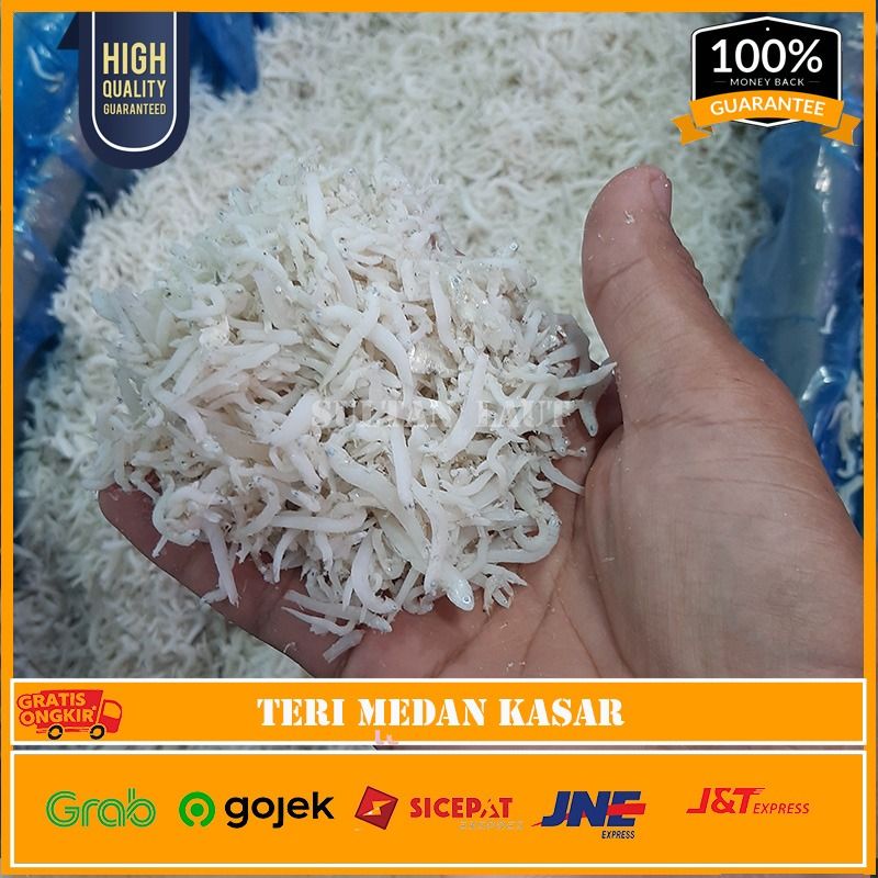 

Ikan Teri Nasi Medan Kasar Super 500 gram Premium Grade A Kering