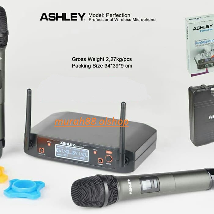 mic wireless Ashley perfection original