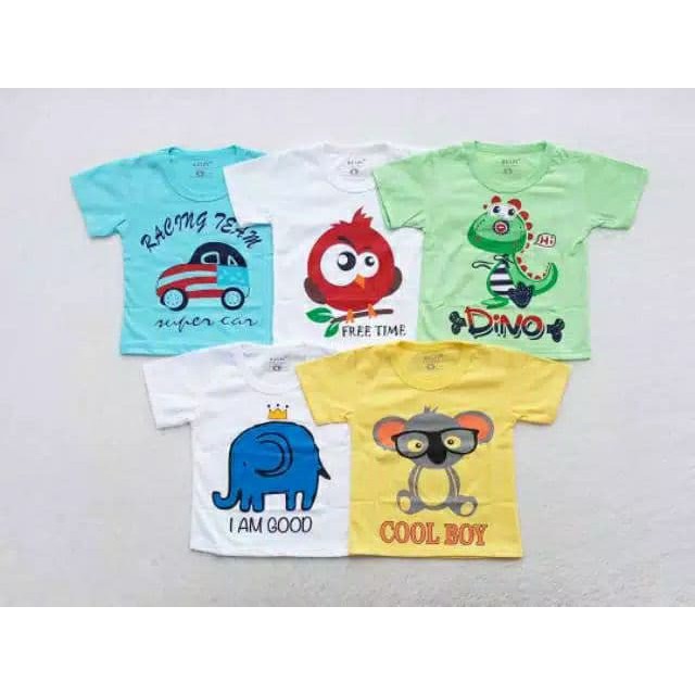 KAOS KATUN ANAK MOTIF RANDOM
