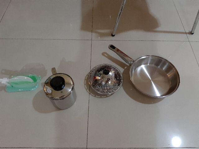 Penggorengan Stainless Zebra Fry Pan Vitalux 22cm 175323 (00230.00042)