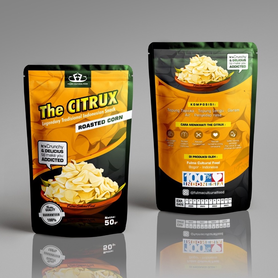 

Cemilan Keripik Citrux - Roasted Corn