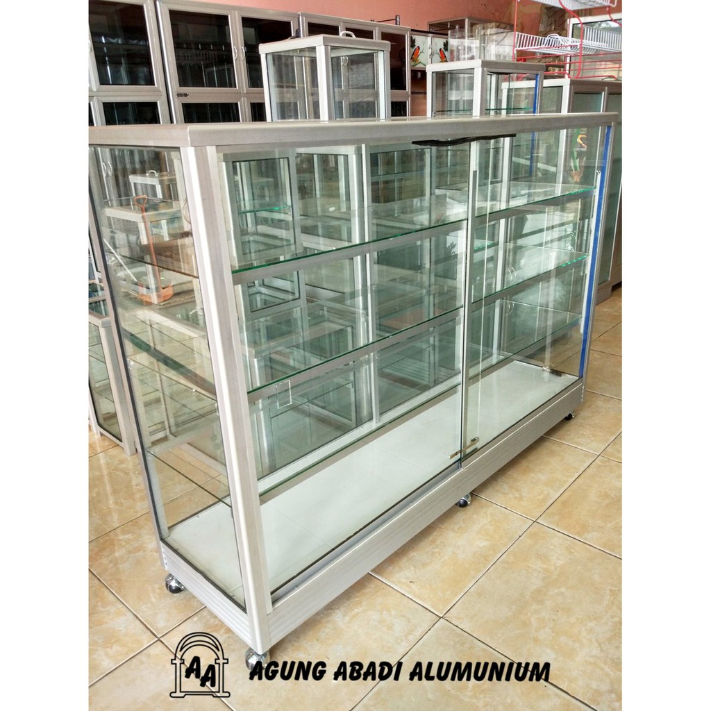 Jual Etalase Kaca 1.5 Meter Berkualitas