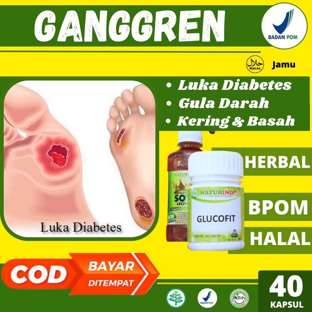 Obat Luka Diabetes Kering Dan Basah Gula Darah Kencing Manis Ganggren