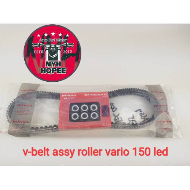 Paket Set Roller Vbelt Vanbelt Fanbelt Sabuk V Honda Vario 125   150 LED Original ORI kode k35