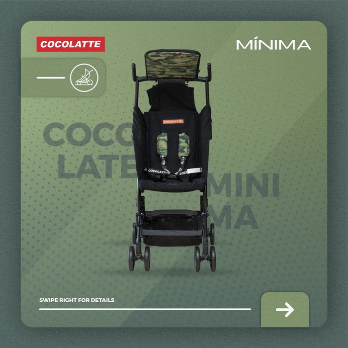 stroller cocolatte minima kereta dorong bayi cocolatte minima cabin size