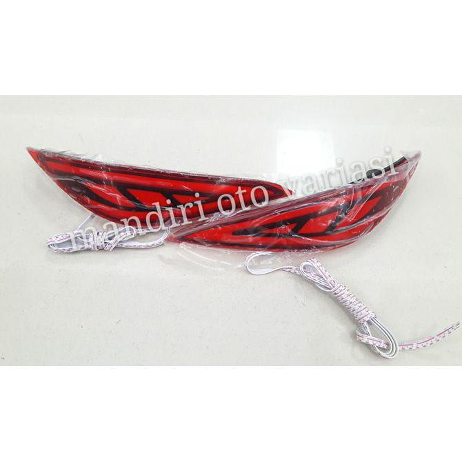 LED/LAMPU MOBIL/LED LAMPU REFLEKTOR BUMPER BELAKANG RUSH 2018/VARIASI