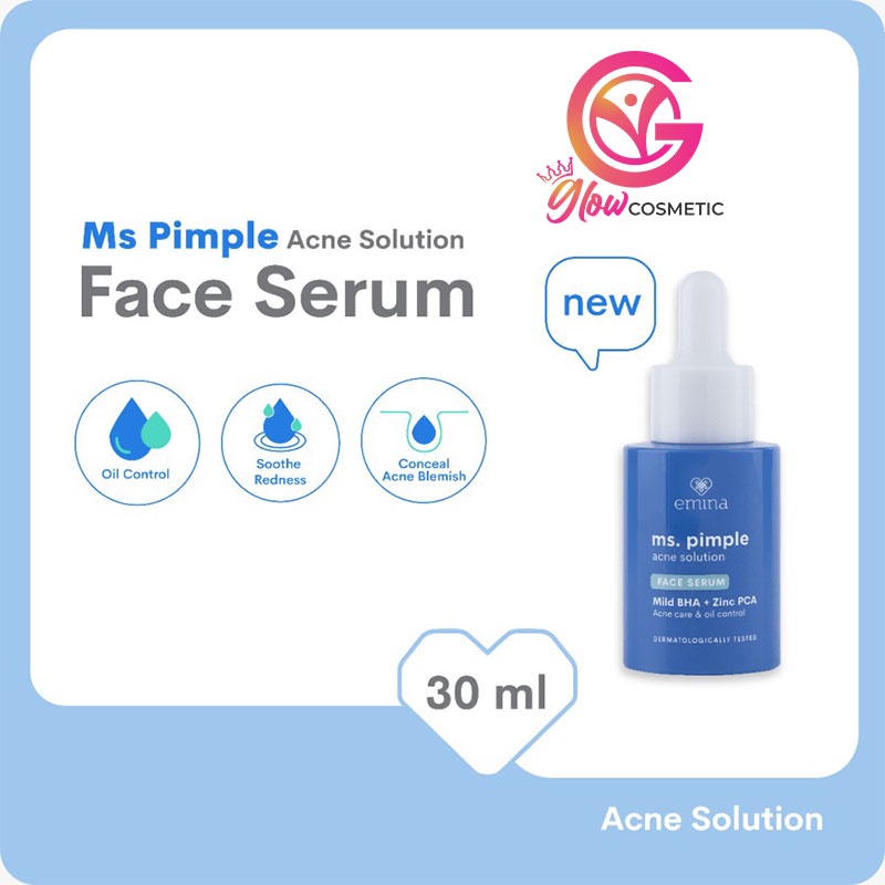 EMINA MS.PIMPLE ACNE SOLUTION FACE SERUM 30ML