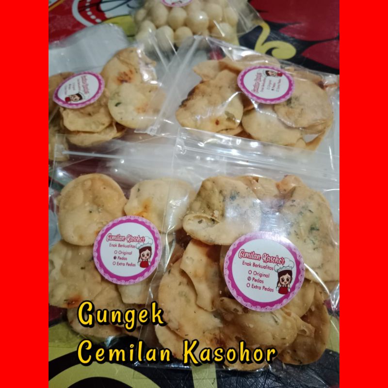 gungek, terigu cengek, pedas hangat