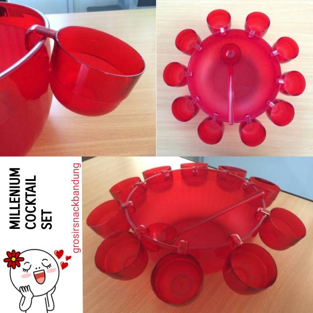 Millenium Cocktail Set / mangkuk gelas cangkir es sop buah