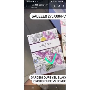 ParfumZaraGardenia90ml