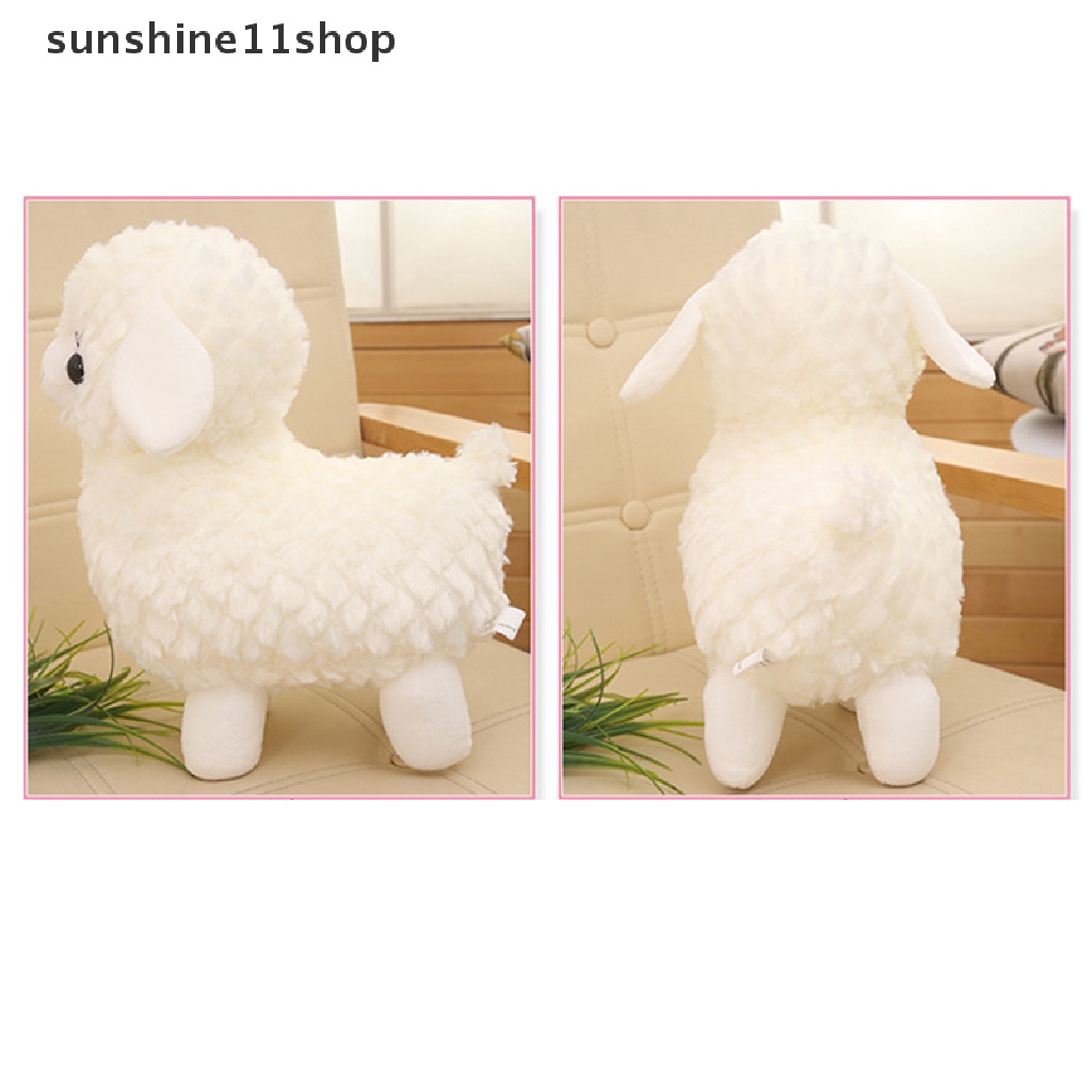 Sho Mainan Boneka Stuffed Plush Alpaca Lucu Lembut Ukuran 22cm