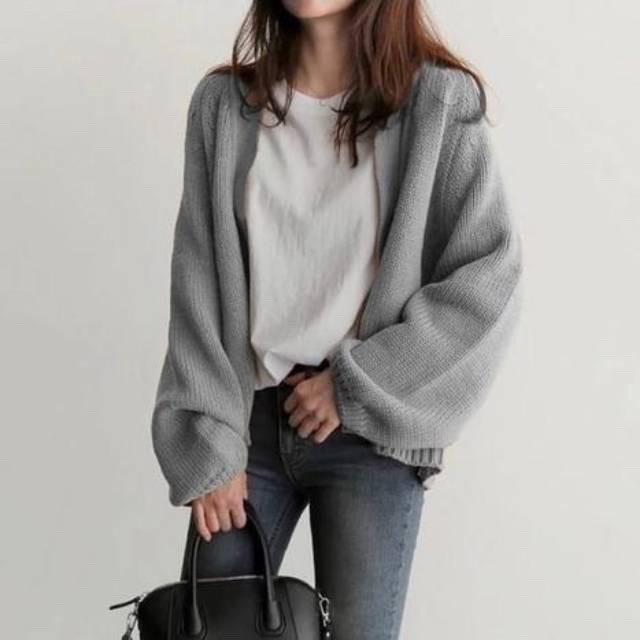 Belleza outlet baju rajut Cardigan rajut atasan wanita amelia outer