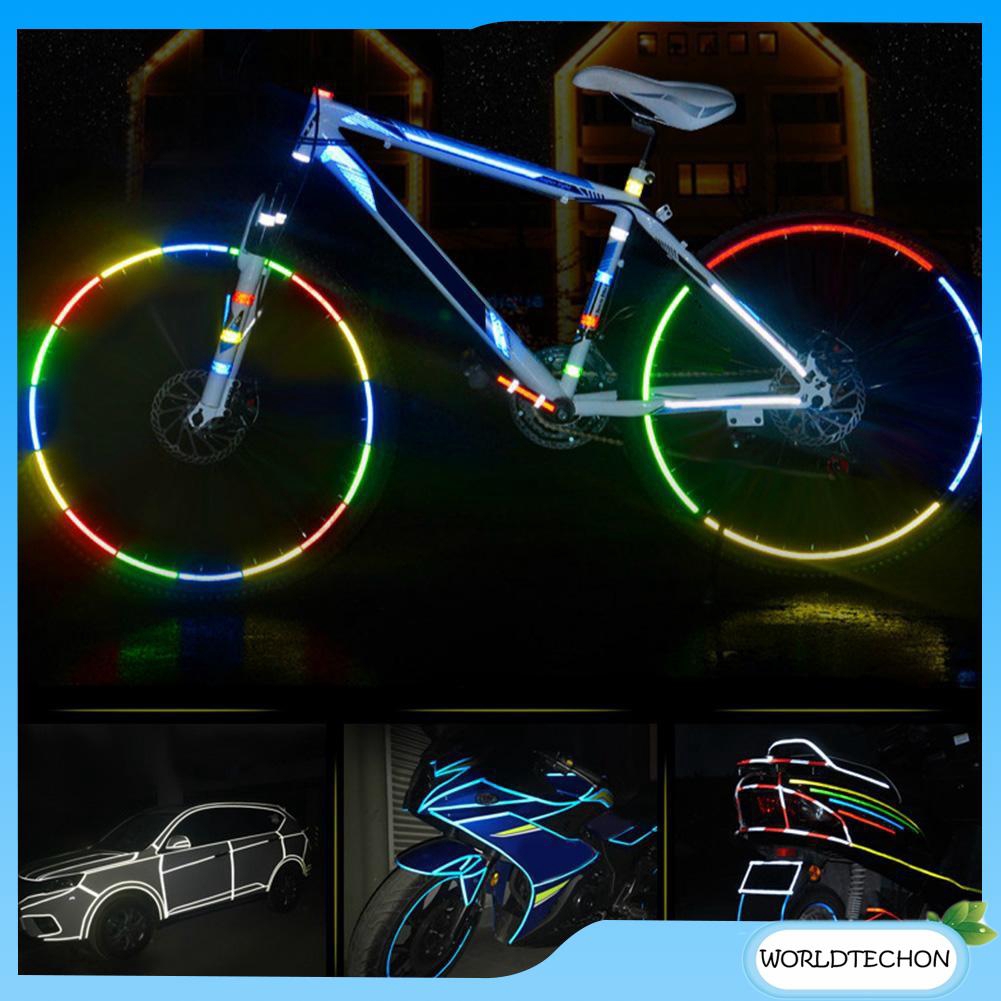  Stiker  Reflektif Anti Air Fluorescent Ukuran  800cm untuk 